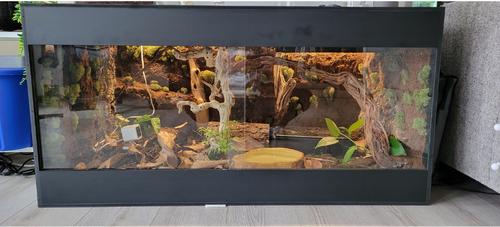 Show full view: Reptile Kages 5x2x2 Premium PVC Reptile Enclosure with Side Vents, 138-gal slide 7 of 8