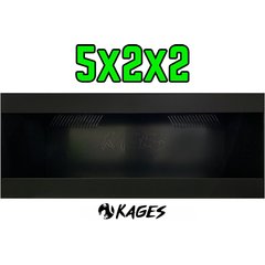 Reptile Kages 5x2x2 Premium PVC Reptile Enclosure with Side Vents, 138-gal