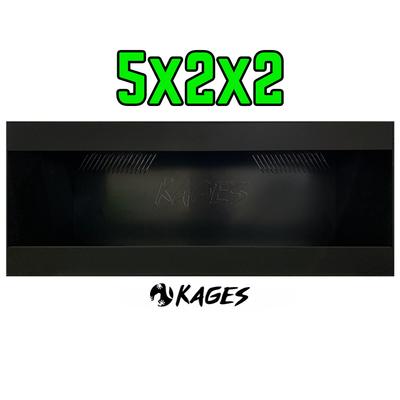 REPTILE KAGES 5x2x2 Premium PVC Reptile Enclosure with Side Vents