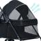 Show in main carousel: Wefeedy Foldable 4-Wheel Dog & Cat Stroller, Black, Medium slide 9 of 10