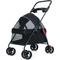 Show in main carousel: Wefeedy Foldable 4-Wheel Dog & Cat Stroller, Black, Medium slide 1 of 10