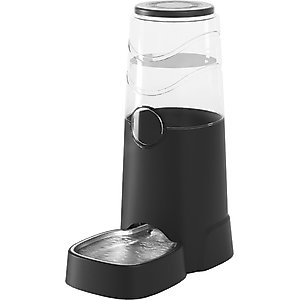 Modign Gravity Refill Pet Waterer, Black, 2.1-gal