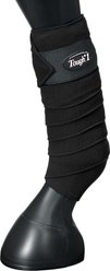 Tough1 Polo Horse Wraps, Black, 5" wide x 7 1/2" long slide 2 of 3