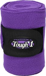 Tough1 Polo Horse Wraps, Purple, 5" wide x 7 1/2' long slide 2 of 3