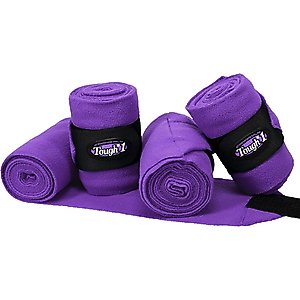 Tough1 Polo Horse Wraps, Purple, 5" wide x 7 1/2" long