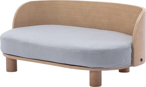 Show full view: Zeus & Ruta Elevated Dog Sofa Bed, Light Gray, 26.77 x 15.75 x 11.02-in slide 2 of 6