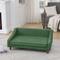 Show in main carousel: Zeus & Ruta Elevated Dog Sofa Bed with Armrest, Green, 38 x 22 x 16-in slide 5 of 6