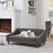 Show in main carousel: Zeus & Ruta Elevated Dog Sofa Bed with Armrest, Dark Gray, 38 x 22 x 16-in slide 2 of 6