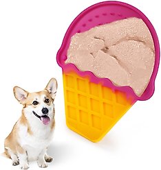 allforpaws Chill Out Ice Cream Lick Mat Dog Toy