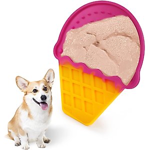 allforpaws Chill Out Ice Cream Lick Mat Dog Toy