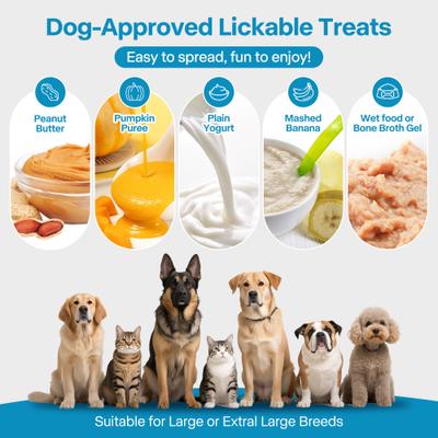 Show full view: allforpaws Chill Out Frosty Lick Dog Toy, Blue slide 6 of 7