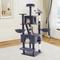 Show in main carousel: TSCOMON 75-in Multi-Level Scratching Post Cat Tree & Condo, Deep Gray slide 8 of 12