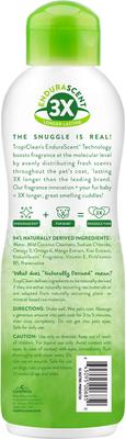 Show full view: TropiClean EnduraScent Mango Kiwi Scented Dog & Cat Shampoo, 20-fl oz bottle slide 2 of 10