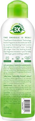 Show full view: TropiClean EnduraScent Pineapple Scented Itch Relief Dog & Cat Shampoo, 20-fl oz bottle slide 2 of 10