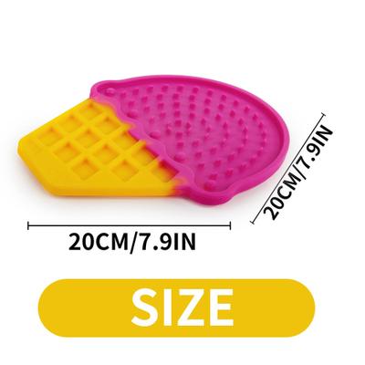 Show full view: allforpaws Chill Out Ice Cream Lick Mat Dog Toy slide 8 of 10