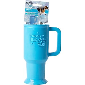 allforpaws Chill Out Frosty Lick Dog Toy, Blue