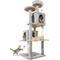 Show in main carousel: TSCOMON Multi-Level 58-in Plush Cat Tree & Condo, Light Gray slide 7 of 9