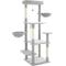 Show in main carousel: TSCOMON 58-in Multi-Level Scratching Post Cat Tree, Light Gray slide 8 of 11