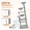 Show in main carousel: TSCOMON 58-in Multi-Level Scratching Post Cat Tree, Light Gray slide 6 of 11
