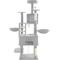 Show in main carousel: TSCOMON 75-in Multi-Level Scratching Post Cat Tree & Condo, Light Gray slide 10 of 13