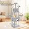 Show in main carousel: TSCOMON 75-in Multi-Level Scratching Post Cat Tree & Condo, Light Gray slide 8 of 13