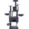 Show in main carousel: TSCOMON 75-in Multi-Level Scratching Post Cat Tree & Condo, Deep Gray slide 9 of 12