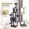 Show in main carousel: TSCOMON 75-in Multi-Level Scratching Post Cat Tree & Condo, Deep Gray slide 5 of 12