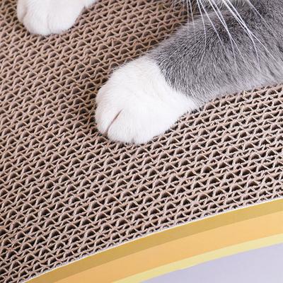 Show full view: Happy & Polly Banana Sculpted Curved Design Cat Scratching Pad slide 7 of 7