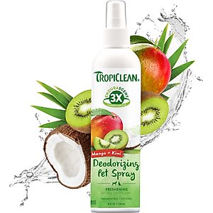 TropiClean EnduraScent Mango Kiwi Scented Dog & Cat Deodorizing Spray, 8-fl oz bottle