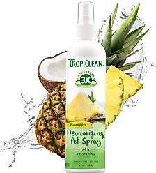 TropiClean EnduraScent Pineapple Scented Dog & Cat Deodorizing Spray, 8-fl oz bottle