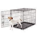 Frisco Fold & Carry Single Door Collapsible Wire Dog Crate, Med/Large