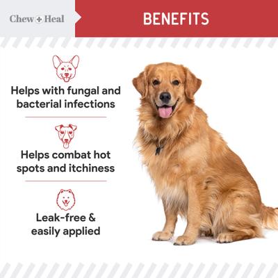 Show full view: Chew + Heal Antibacterial & Antifungal Chlorhexidine & Ketoconazole Dog & Cat Grooming Wipes, 50 count slide 9 of 11