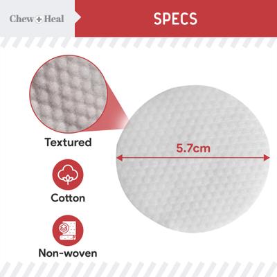 Show full view: Chew + Heal Antibacterial & Antifungal Chlorhexidine & Ketoconazole Dog & Cat Grooming Wipes, 50 count slide 6 of 11