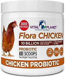 Vital Planet Flora Chicken Poultry Supplement Powder, 7.4-oz tub