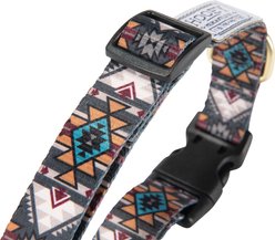 HOOEY Nomad Polyester Beluga Monterey Dog Collar, Medium: 12 to 18-in neck, 1-in wide slide 2 of 6