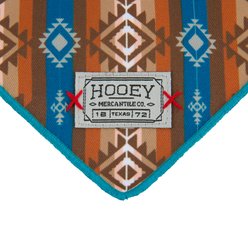 HOOEY Nomad Aztec Dirty Turq Dog Bandana slide 2 of 4