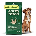 Earth Rated Vet-Developed Hypoallergenic Pet Ear Wipes Wild Oat Scent, 70 count