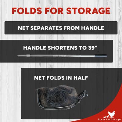 Show full view: RentACoop Folding Chicken & Small Pet Catching Net slide 6 of 9