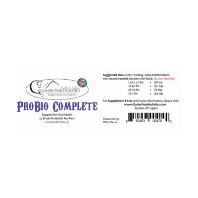 Show full view: Glacier Peak Holistics Pro Bio Complete Digestive Aid for Dogs & Cats, 2-oz slide 3 of 7