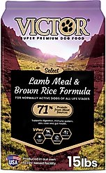 VICTOR Gluten-Free Lamb Meal & Brown Rice Dry Dog Food, 15-lb bag