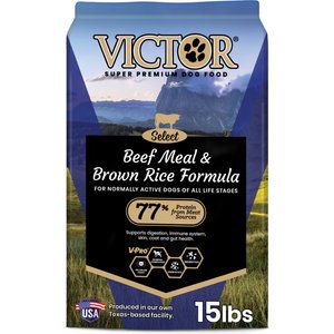 VICTOR Gluten-Free Beef Meal & Brown Rice Dry Dog Food, 15-lb bag