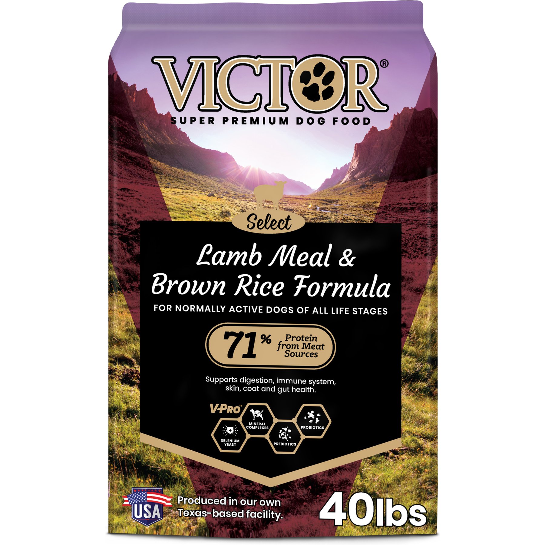 VICTOR Gluten-Free Lamb Meal & Brown Rice Dry Dog Food, 80-lb bundle
