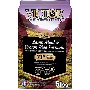 VICTOR Gluten-Free Lamb Meal & Brown Rice Dry Dog Food, 5-lb bag