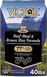 VICTOR Gluten-Free Beef Meal & Brown Rice Dry Dog Food, 40-lb bag