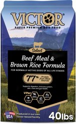VICTOR Gluten-Free Beef Meal & Brown Rice Dry Dog Food, 40-lb bag