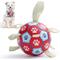 Show in main carousel: Nocciola Soccer Ball with Straps Dog Toy, Red/White, Medium slide 1 of 7
