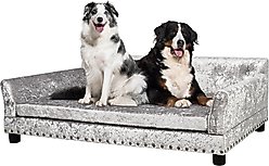 BingoPaw Dutch Velvet Couch Dog Bed, Grey, X-Large slide 2 of 9