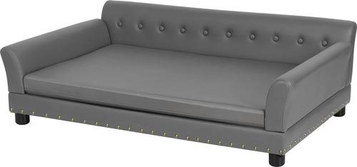 Show full view: BingoPaw Microfiber Dog Sofa Bed, Grey, X-Large slide 3 of 10