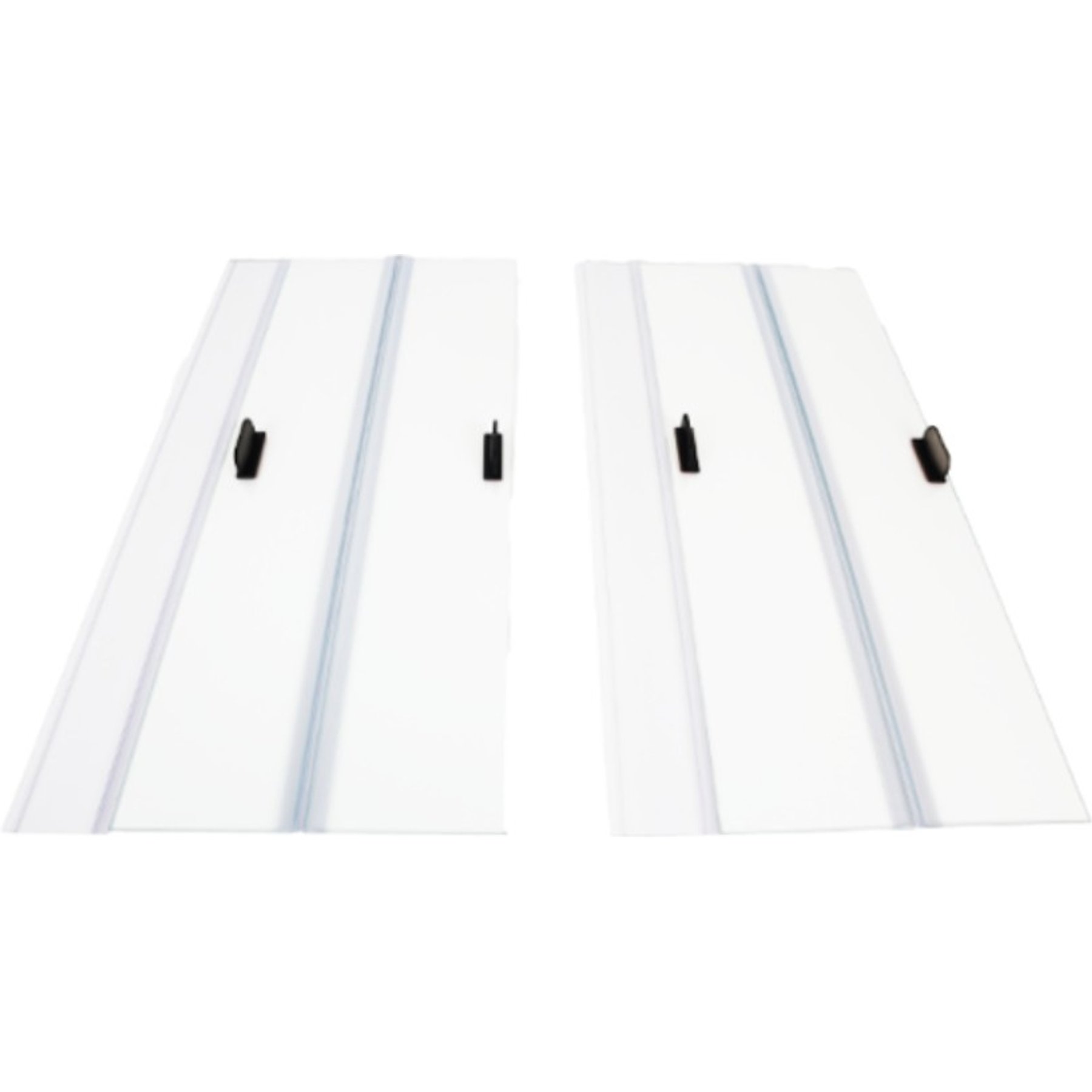 H2Pro Glass Canopy Aquarium Fish Tank Cover, 2-pack, 23-in, Clear