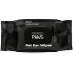 Penthouse Paws Hypoallergenic Unscented Dog & Cat Ear Wipes, 80 count